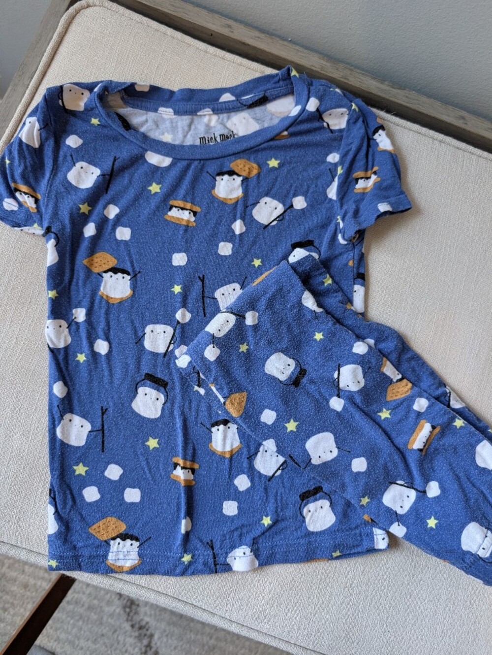 Mick Mack Bamboo S'mores Pajama Set - 4T